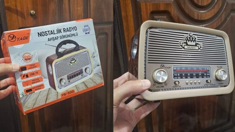 Nostaljik radyo aldım